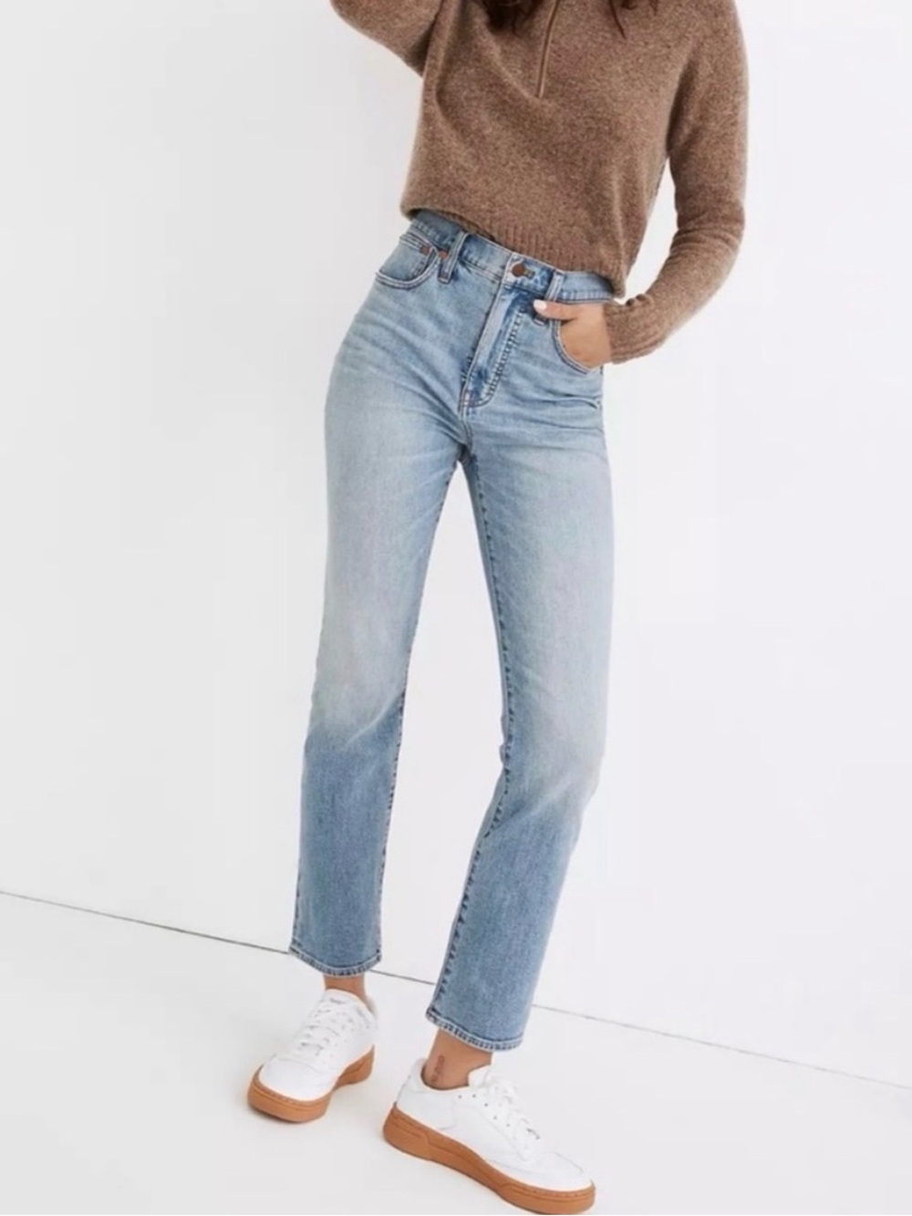 N Madewell Blue Slim Demi Boot Womens Jeans Size 24 NWOT
